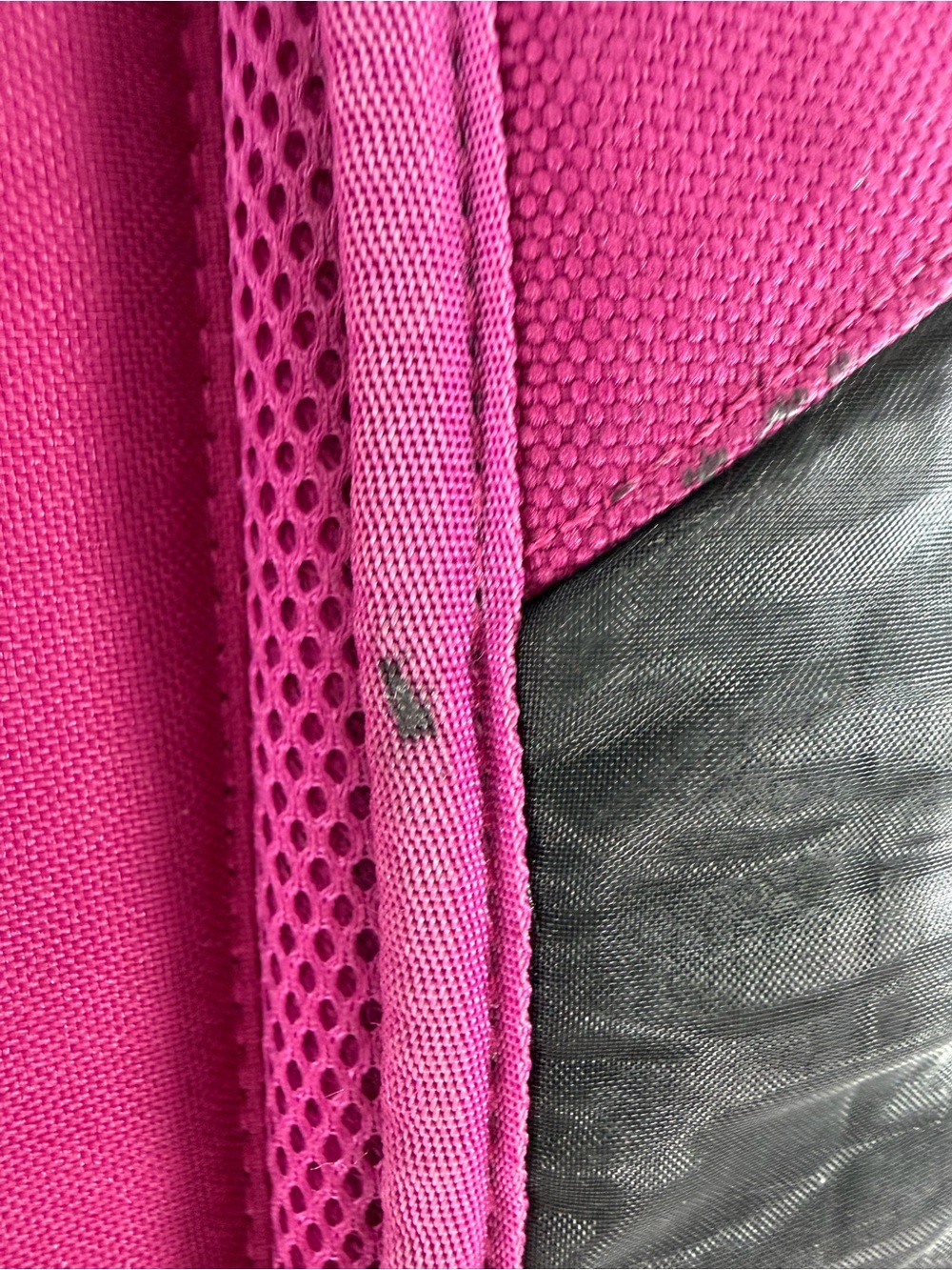 The North Face Haystack Backpack Pink Bird Print School Laptop Travel Bag - Picture 11 of 11